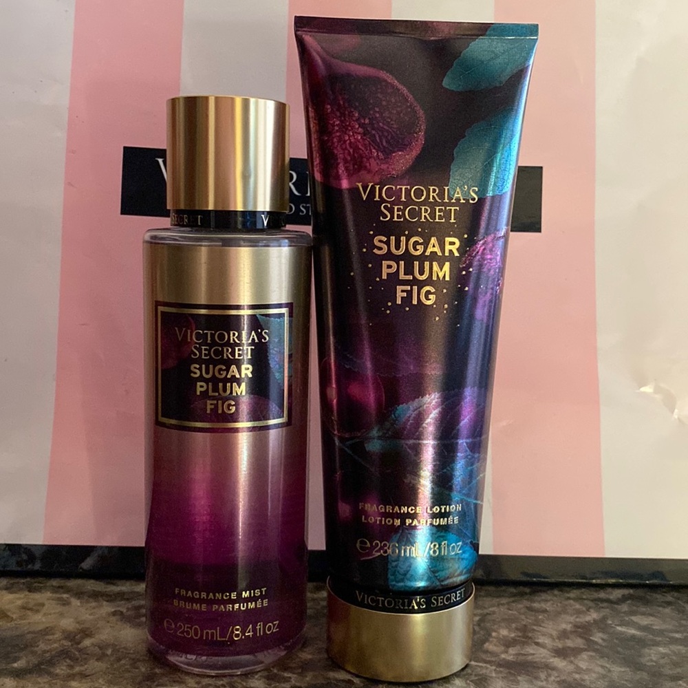 Victoria’s Secret Sugar Plum Fig  set